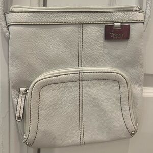 Tignanello White Crossbody Bag
